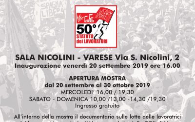 Mostra 50° Statuto dei Lavoratori