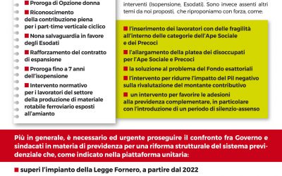 PENSIONI – La vertenza continua