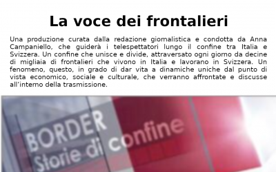 BORDER – Storie di confine