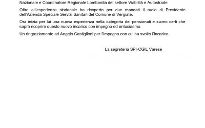 Tascone nuovo Segretario lega SPI Sesto C.