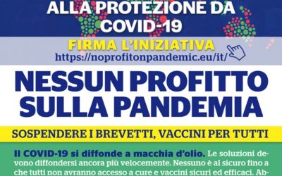 Nessun profitto sulla pandemia