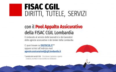 FISAC CGIL – DIRITTI, TUTELE, SERVIZI – POOL APPALTO ASSICURATIVO