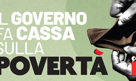 Il governo fa cassa sulla povertà