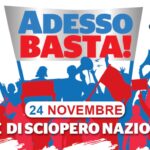 SCIOPERO NAZIONALE! 24 NOVEMBRE