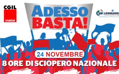 SCIOPERO NAZIONALE! 24 NOVEMBRE