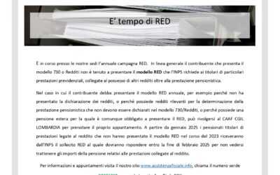 E’ tempo di RED
