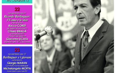 ricordo Berlinguer: l’uomo e le idee – Vergiate 22/11 ore 21;  Mostra Bibliofotografica  23 e 24