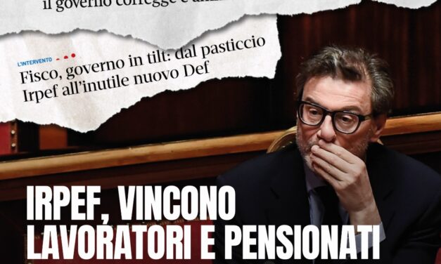 Irpef, la figuraccia del governo