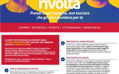 REFERENDUM – L’8 e 9 giugno 2025 si vota!!