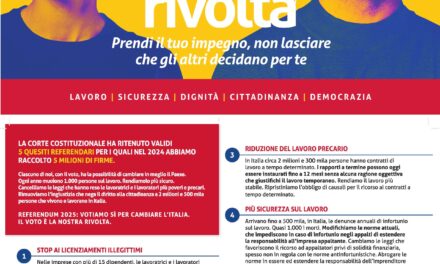 REFERENDUM – L’8 e 9 giugno 2025 si vota!!