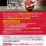 La sorpresa dei Caaf Cgil a Pasqua è il bonus Natale