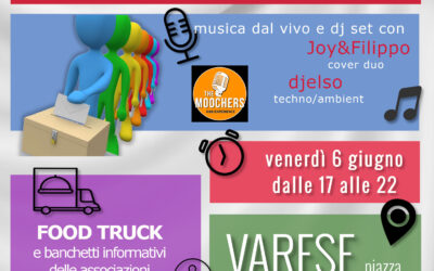 In FESTA per i referendum. Venerdi 6/6. Calendario iniziative. Ti aspettiamo!