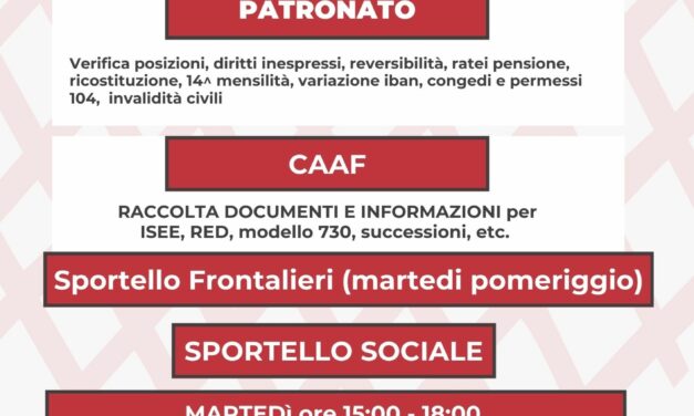 Porto Ceresio trasferiti nella nuova sede