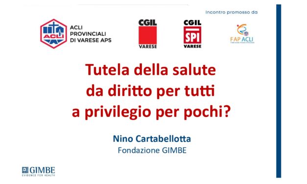Il Servizio Sanitario Nazionale non scompare all’improvviso. Scompare quando smettiamo di vederlo.