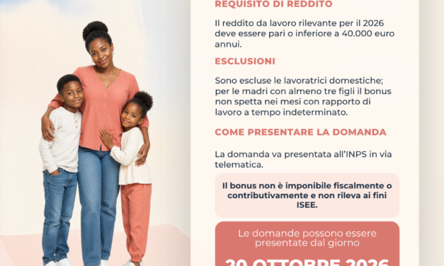 Bonus Mamme 2026
